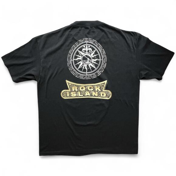 Vintage Jethro Tull Rock Island Ocean Porthole 80s Band Tee TShirt Single Stitch - Picture 3 of 11